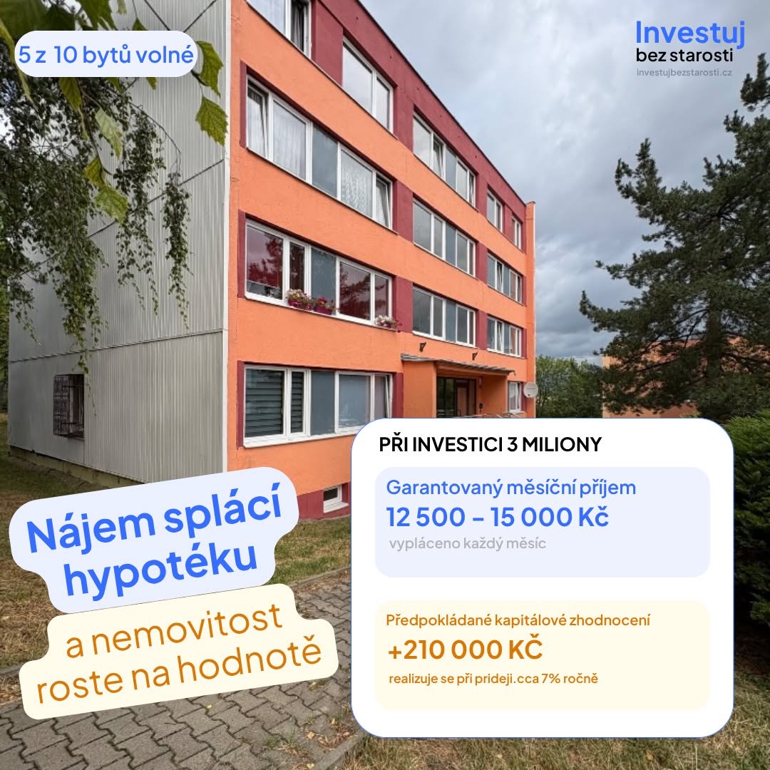 Reklama: Nájem splácí hypotéku